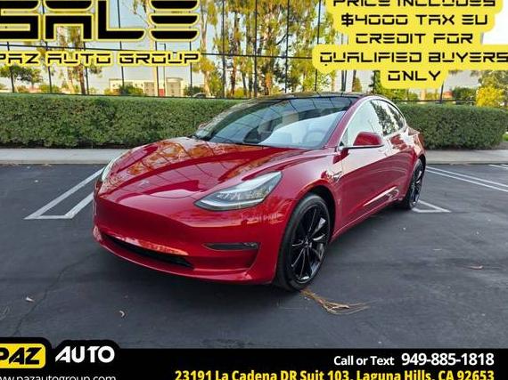 TESLA MODEL 3 2018 5YJ3E1EA4JF178146 image